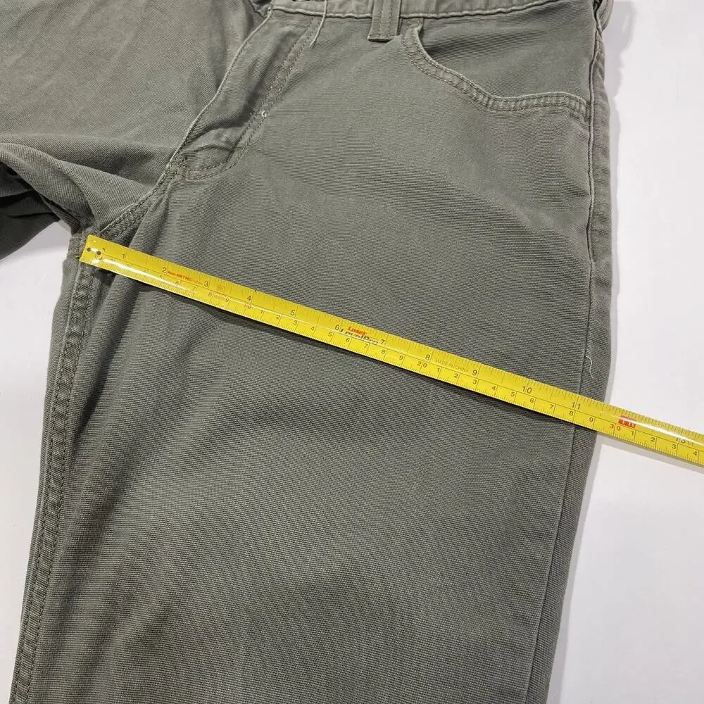 Carhartt Men’s Relaxed Fit Carpenter Casual Work Pants Green Utility 32x30